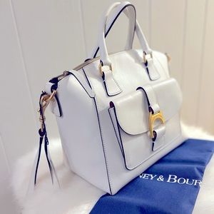 Dooney & Bourke Naomi satchel white NWT